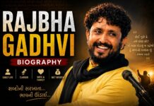 Rajbha Gadhvi Biography 2026: Age, Wife, Net Worth & Family rajbha gadhvi gir official-Songs-life-family-father